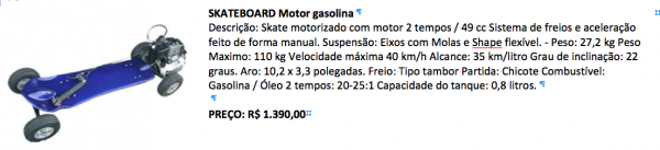 skate a gasolina